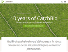 Tablet Screenshot of catchbio.com